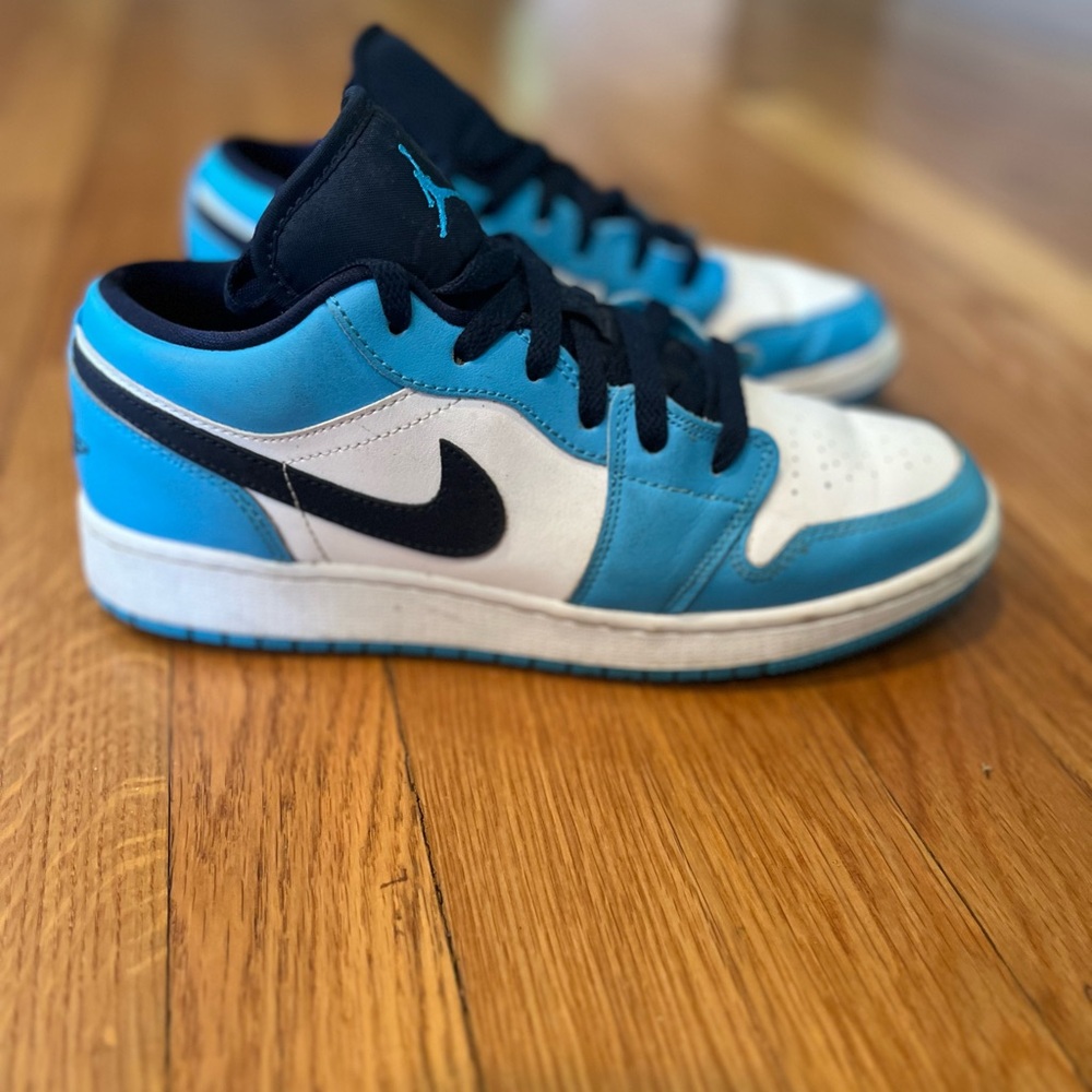 Blue Nike Jordan low